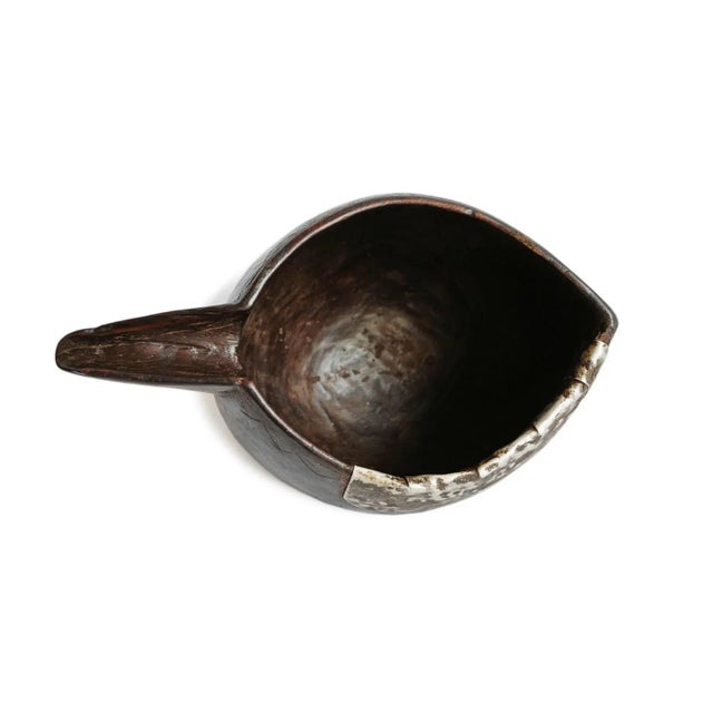 Tribal Rustic Tribal Vintage Village Pitcher For Sale - Image 3 of 6