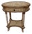 1980s Decorative French Style Accent Table Featuring Hand Painted Details One Drawer For Sale