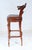 Victorian Revival Bar Stool in Leather Seat For Sale - Image 5 of 8