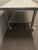 Industrial Metallic Industrial Table For Sale - Image 3 of 4