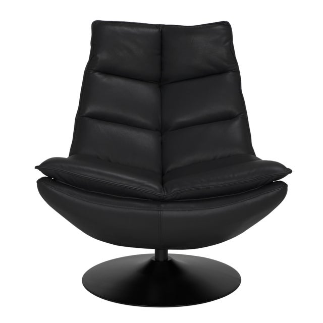 Sleek and sculptural, the Dante Swivel Chair blends modern form with timeless comfort. Upholstered in rich top-grain...