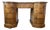 Antique Victoria English Kidney-Shaped Pedestal Desk For Sale