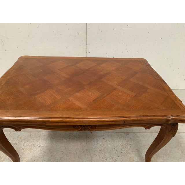 Louis XV Style Table in Oak For Sale - Image 5 of 10