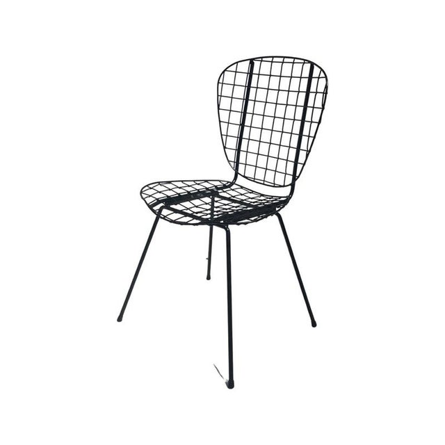 Vintage Wire Outdoor Chair, Holland For Sale - Image 5 of 10