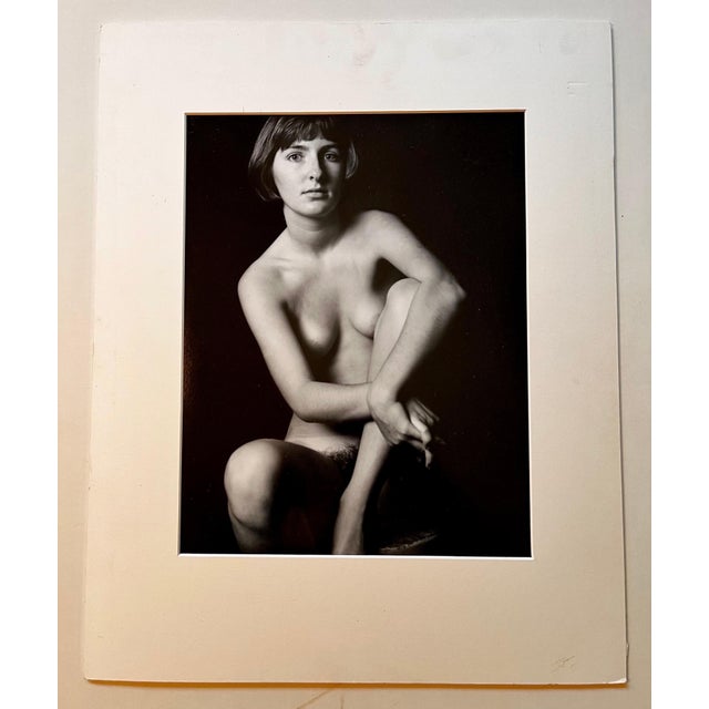 1970s Black and White Photograph of Female Nude - Artist Unknown For Sale - Image 5 of 12