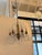 Glass Eloquence Petite Genovese Six-Light Chandelier, Aged Gold For Sale - Image 7 of 13