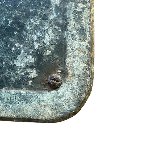 Late 19th Century Antique Paris Zinc Street Sign “Rue De Lutèce” | Île De La Cité, Circa 1900 For Sale - Image 5 of 9