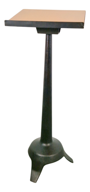 Dutch Brutalist Copper Tripod Bookstand, 1950