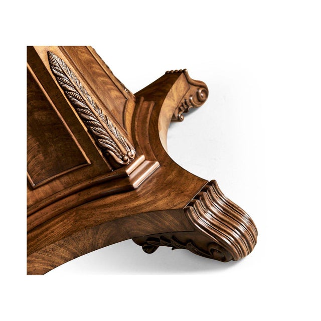 Walnut Pedestal Table For Sale - Image 10 of 13