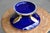 Early 20th Century Cobalt Blue Jaget & Pinon Ceramic Compote Centerpiece With Gilt Decoration For Sale In San Francisco - Image 6 of 8