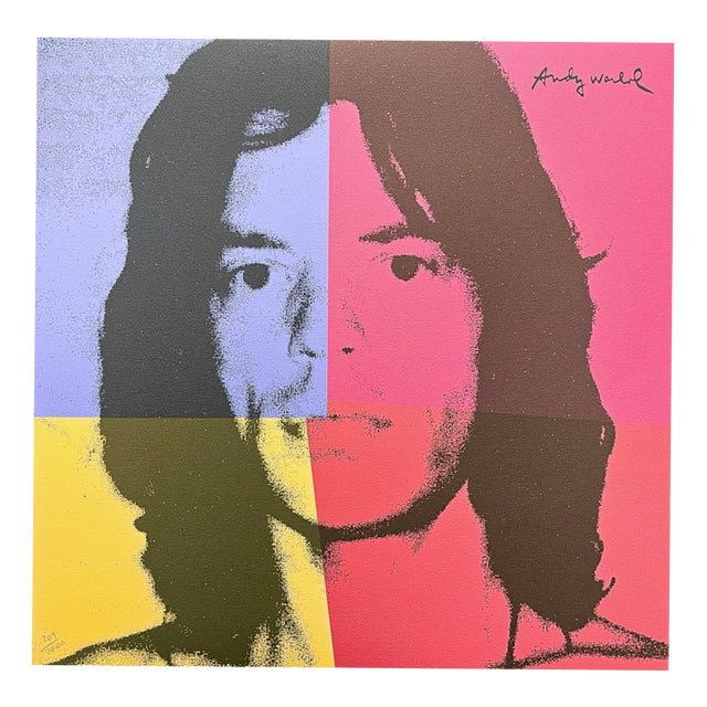 After Andy Warhol, Mick Jagger Colored, 1980s, Print For Sale