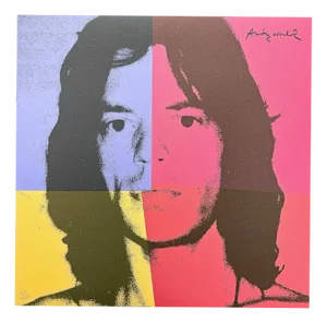 After Andy Warhol, Mick Jagger Colored, 1980s, Print