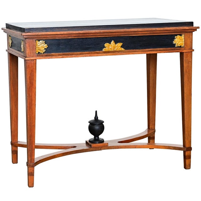 Swedish 19th Century Biedermeier Console – Center Table For Sale - Image 4 of 12
