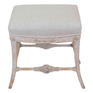 Swedish 19th Century Gustavian Stool For Sale