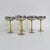 Silver Mid-Century Italian Stainless Steel and Brass Champagne Coupes, 1970s, Set of 6 For Sale - Image 8 of 14