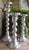 Traditional Quality Set of 3 Cast Aluminum Weighted Barley Twist Pillar Candle Holders For Sale - Image 3 of 8
