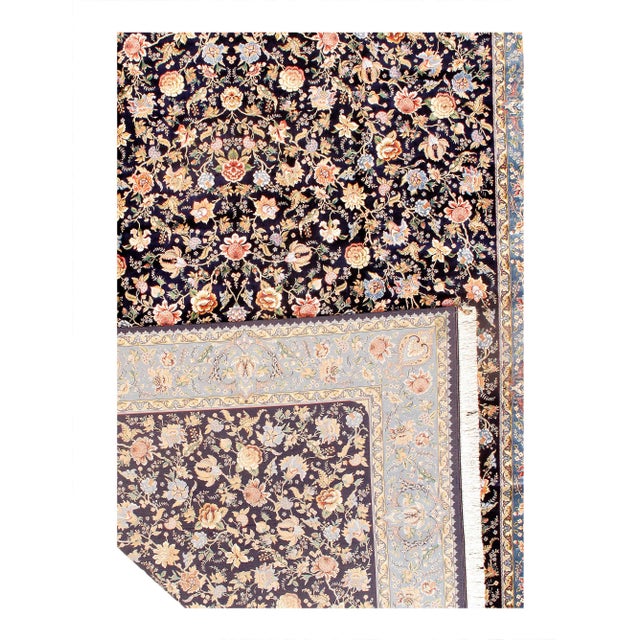 Traditional Pasargad DC Exquisite Design Paris Palace Fine Power Loom v. Silk Rug For Sale - Image 3 of 3