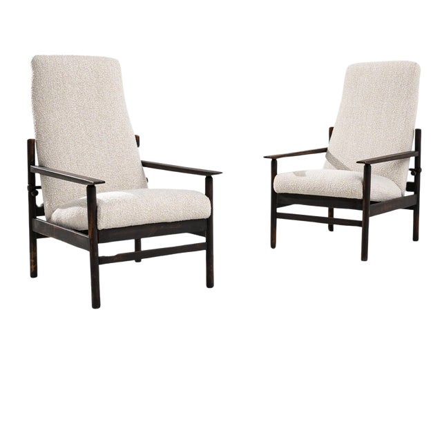 20th Century Scandinavian Wooden Folding Armchairs, a Pair For Sale