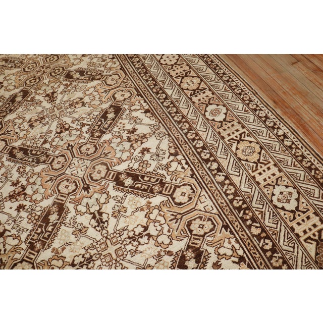 Asian Zabihi Collection Keyhole Ersari Large Rug For Sale - Image 3 of 12