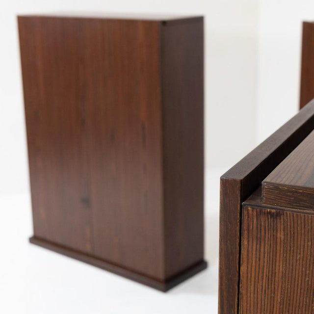Wood Modular Bookcases, 1970s, Set of 3 For Sale - Image 7 of 9
