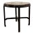 Early 20th Century Old Shanghai Style Hongmu and Marble Round Table For Sale