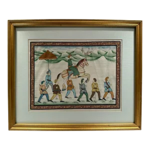 Early 20th Century Indo Persian Painting, Framed