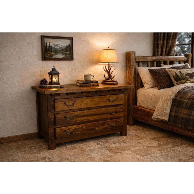 Brutalist French Elm Commode Chest of Drawers, 1970s For Sale - Image 11 of 12