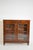 Louis XVI style mahogany bookshelves cabinet, 1940s. A mahogany veneer display cabinet bookshelves with two glass doors...