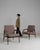 19th Century France Mid-century Modern Taupe Wood Armchair For Sale - Image 4 of 11