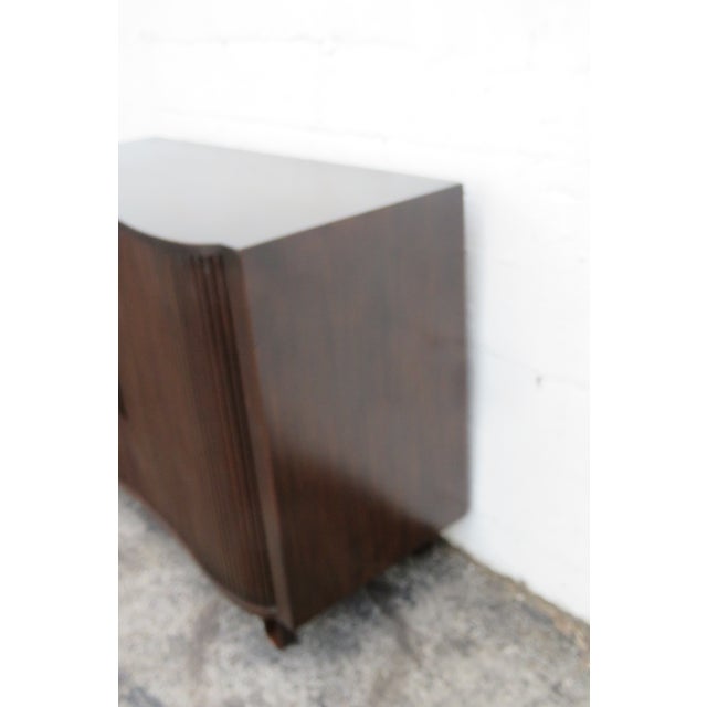 Edward Wormley for Dunbar Mid Century Modern Tambour Doors Mister Dresser 6249 For Sale - Image 11 of 18