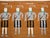 Vintage Native American Yei Rug, Handwoven Wool, Navajo Deity Pictorial Pattern, 3x5 For Sale In Chicago - Image 6 of 13