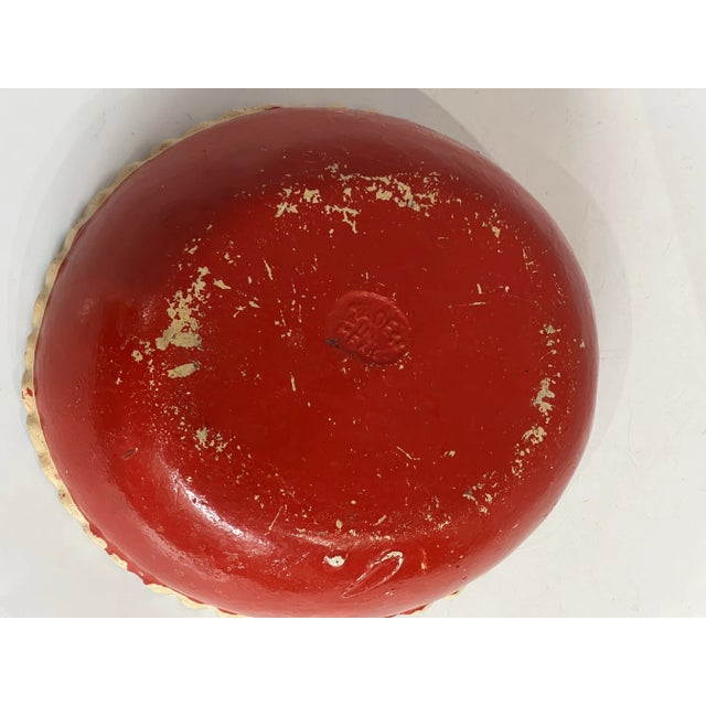 Vintage Made in Mexico Serving Dish Hand Painted For Sale In Chicago - Image 6 of 6