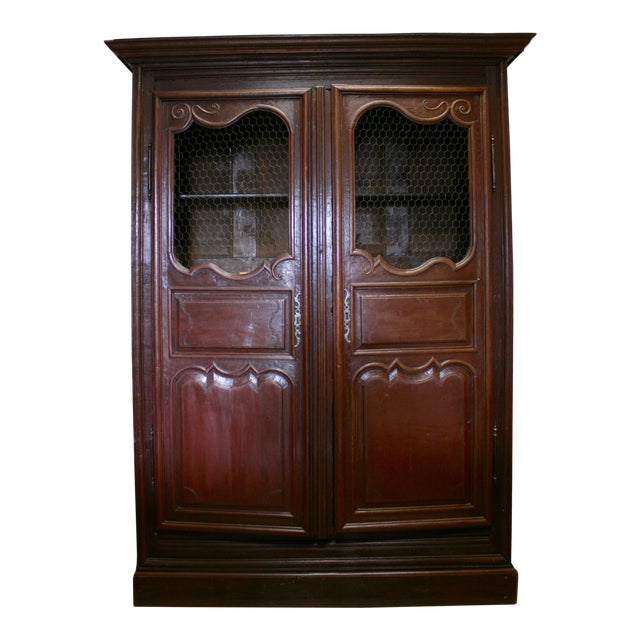 Late 20th Century English Hand Carved Armoire For Sale
