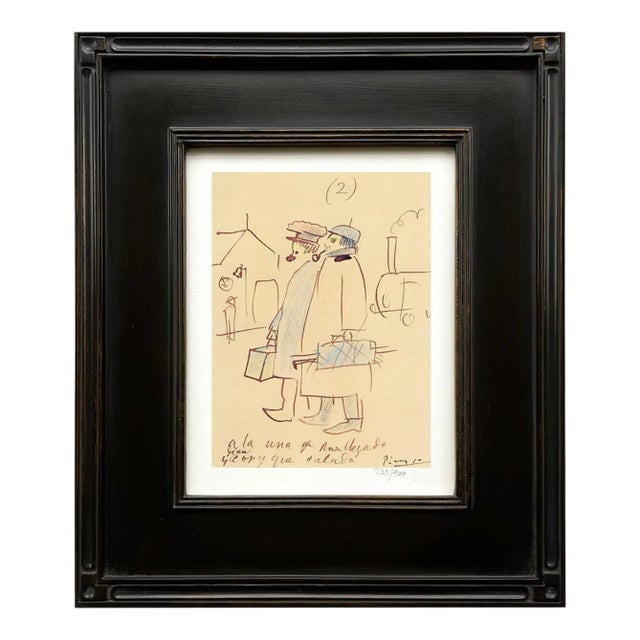 Pablo Picasso Trip to Paris 2 Limited Edition Framed For Sale