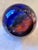 Large 10 Lbs. Studio Art Glass Sphere Controlled Bubble Orb Murano Style Decor Rainbow Paper Weight For Sale - Image 13 of 13