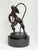Fantastic studio bronze figural sculpture. This typifies the qualities of the brutalist movement: raw, heavy materials...