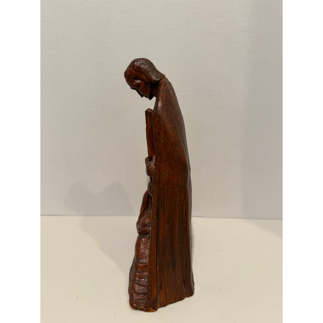 Bring a touch of peaceful, vintage charm to your holiday décor with this handcrafted Grailville Nativity sculpture....