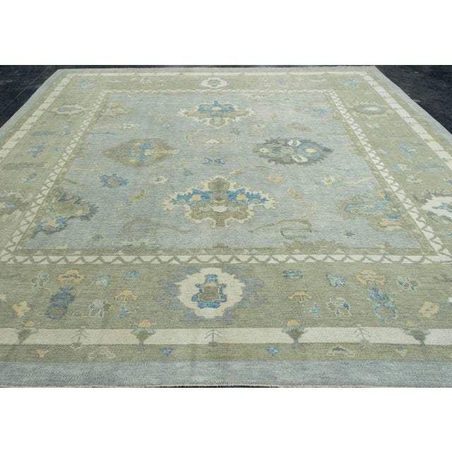 Turkish Oushak Square Rug 11'10" x 11'11" #18129 Explore a curated collection of hallway runners, wool rugs, and handmade...