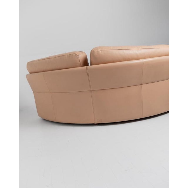 Vintage Love Seat by Tito Agnoli for Poltrona Frau, 1970s For Sale - Image 3 of 12