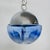 Blue Large Mid-Century Murano Glass Globe Hanging Lamp from Mazzega, 1970s For Sale - Image 8 of 18
