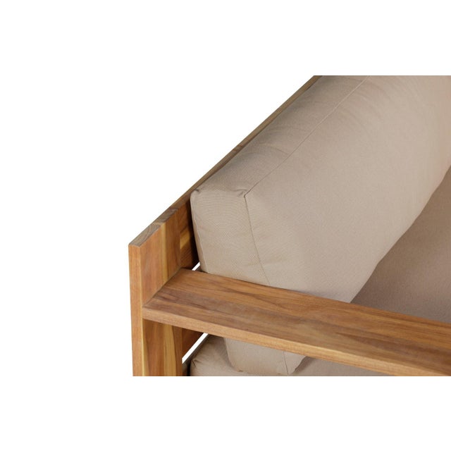 Modern Imperial Grove Outdoor Solid Teak Wood- 84" For Sale - Image 3 of 15