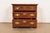 1980s 1980s Baker Furniture Georgian Banded Mahogany Bedside Chest For Sale - Image 5 of 12
