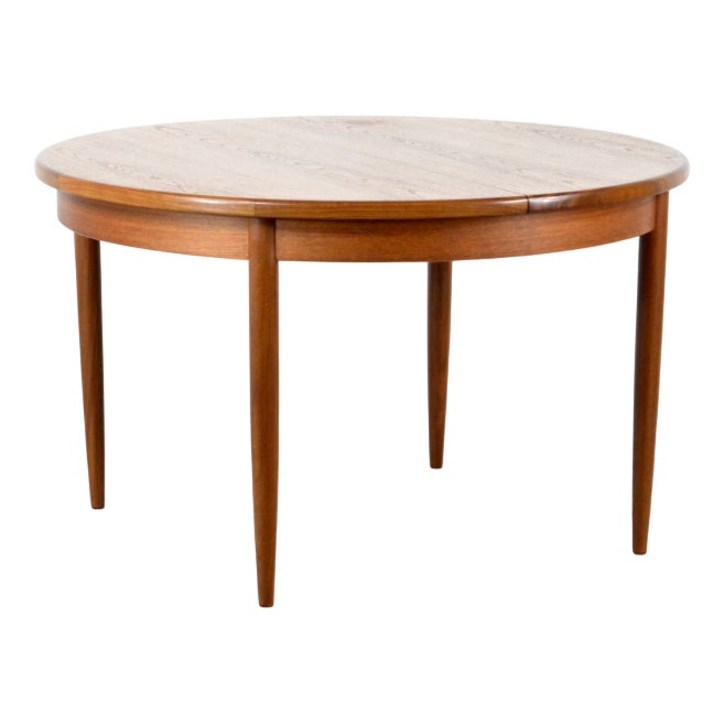 ダイニングテーブル G-PLAN g-plan Round Extension Table Mid-Century Modern Extendable Round Teak Dining Table from G