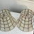 French Country Mother of Pearl Leaded Windowpane Design Lamp Shade For Sale - Image 3 of 4