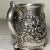 Traditional Antique 18th Century Irish Dublin Tooled Sterling Silver Chased Mug Cup Stein For Sale - Image 3 of 15