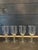 English Vintage Air Twisted Stemed Wine Glasses by Nadal - Set of 4 For Sale - Image 3 of 8