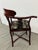 Wood Oriental Hand Carved Corner Armchair For Sale - Image 7 of 12