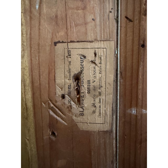 Antique Oil on Canvas Painting "A Skating Party" by Augustine Dallemagne For Sale - Image 18 of 18