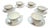 Vintage Japanese Porcelain Teacups and Saucers, 1950s, Set of 12 For Sale