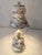 Vintage Porcelain Capodimonte/Dresden Style Figural Nobel Lady Boudoir Lamp With Matching Reticulated Shade Excellent Condition For Sale - Image 14 of 14